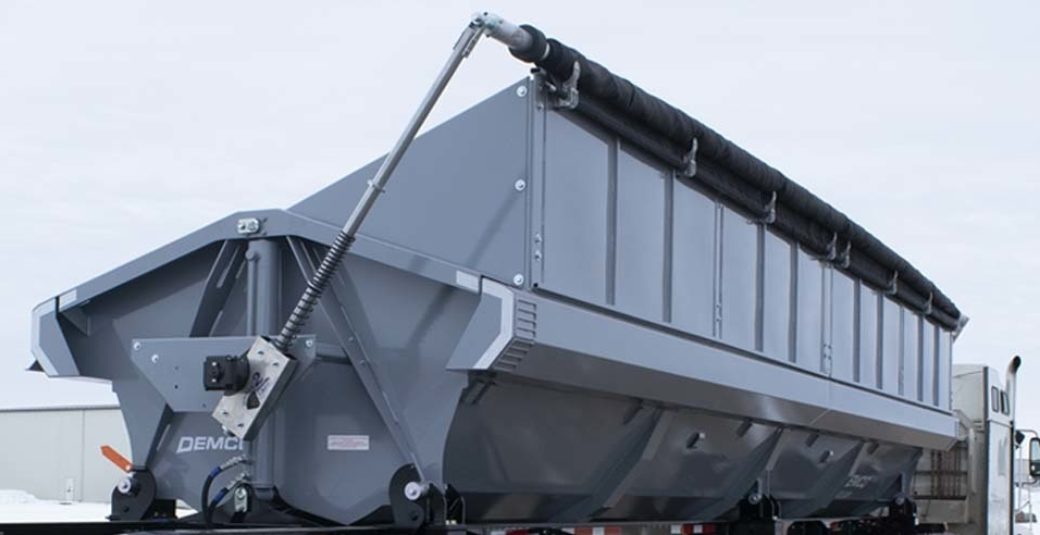 Side Dump trailer with high capacity kit